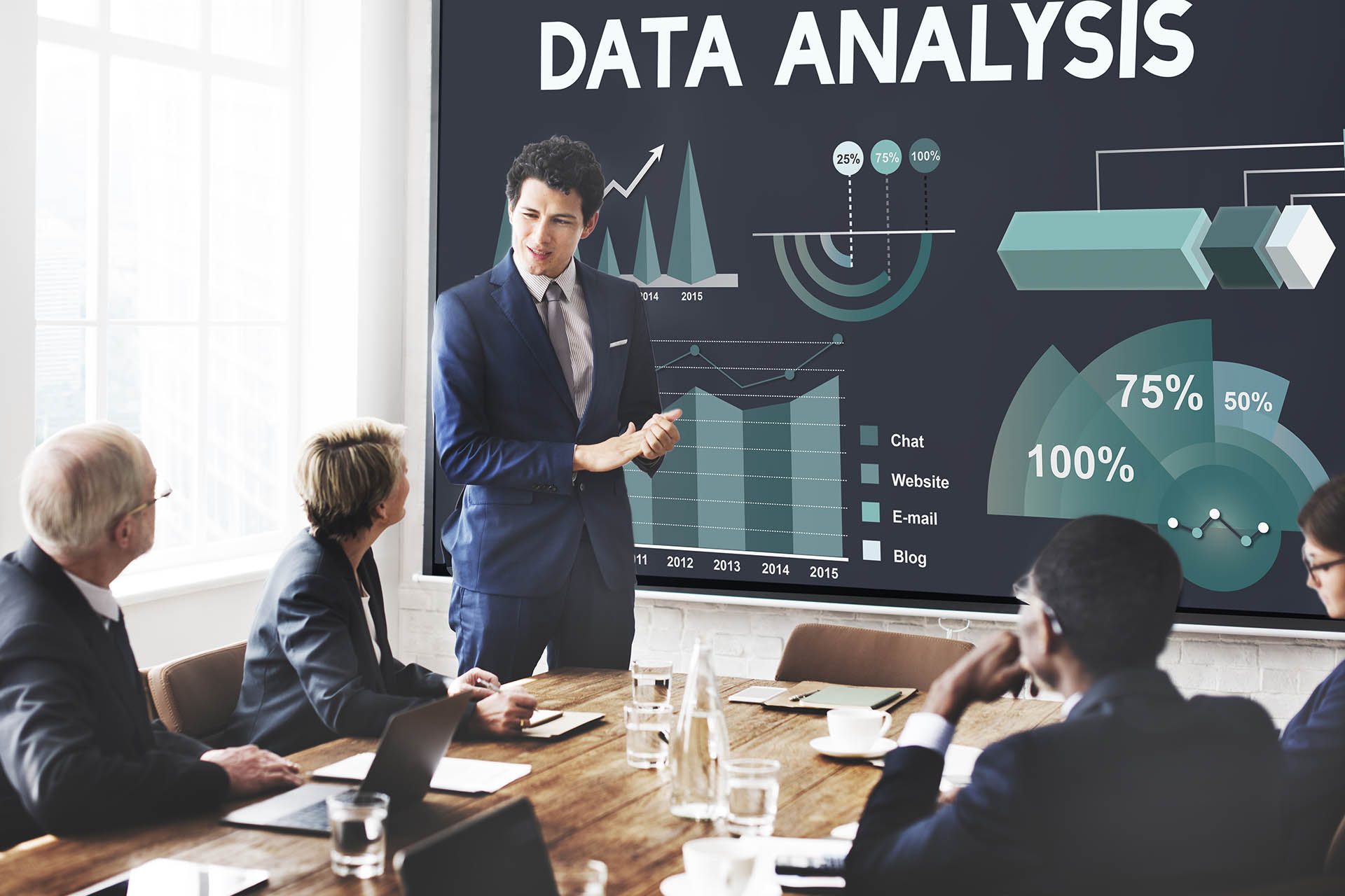 Data Analysis Marketing Business Report Concept Data Analysis Marketing Business Report Concept